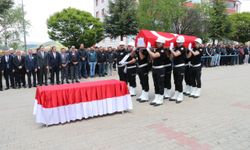 Yozgat'ta kalp krizi sonucu vefat eden polis memuru için tören düzenlendi