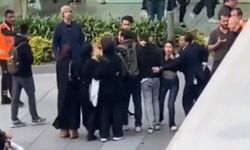 Zorlu AVM önünde Filistin İçin Bin Genç'ten İsrail protestosu