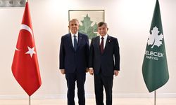 ABB Başkanı Mansur Yavaş'tan Ahmet Davutoğlu'na teşekkür ziyareti