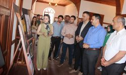 Beyşehir Kaymakamı Akpınar, lise öğrecilerinin yıl sonu sergisine katıldı
