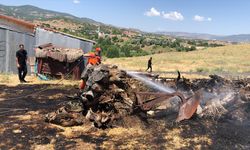 Bingöl'de örtü yangını, ormana ve evlere sıçramadan söndürüldü