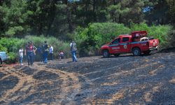 Çanakkale'de tarım arazisinde çıkan yangın söndürüldü