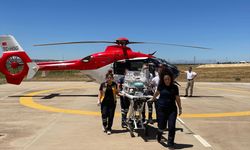 Diyarbakır'da ambulans helikopter yeni doğan bebek için havalandı