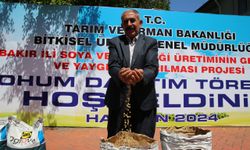 Diyarbakır'da yüzde 75 hibe ile çiftçilere soya ile ayçiçeği tohumu dağıtıldı