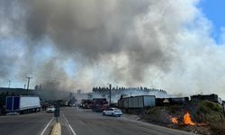 GÜNCELLEME - Tuzla'da fabrikada çıkan yangına itfaiye müdahale ediyor