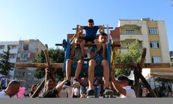 Kilis'te çocuklar bayram yerinde gönüllerince eğlendi