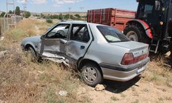 Kırıkkale'de çarpışan iki otomobildeki 7 kişi yaralandı