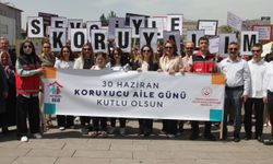 Kırıkkale'de "Koruyucu Aile Günü" farkındalık yürüyüşü