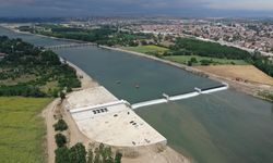 Meriç Nehri'ndeki hidroelektrik santralinden gelecek ay elektrik üretimine başlanacak