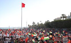 Mersin'de "Büyük Filistin Mitingi" düzenlendi