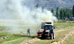 Muş'ta çiftçiler hayvanlarının kışlık yem ihtiyacını karşılamak için mesai yapıyor