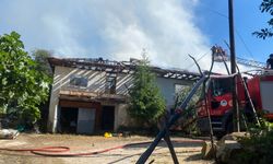 Sakarya'da 2 ev ile depo yandı