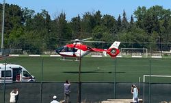 Samsun'da boğulma tehlikesi geçiren çocuk ambulans helikopterle hastaneye kaldırıldı