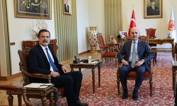 TBMM Başkanı Kurtulmuş, Türkiye İşçi Partisi Genel Başkanı Baş'ı kabul etti