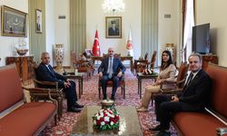 TBMM Başkanı Numan Kurtulmuş, EMEK Partisi Genel Başkanı Aslan'ı kabul etti