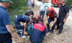 Amasya'da soğuk hava deposundaki yangın söndürülmeye çalışılıyor