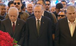 Erdoğan, Özer Uçuran Çiller'in cenaze törenine katıldı