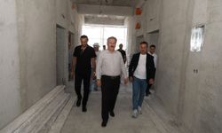 Başkan Palancıoğlu, aile sağlığı merkezi inşaatını inceledi
