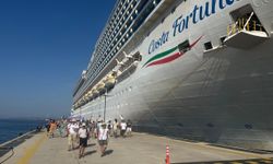 Bodrum'a "Costa Fortuna" kruvaziyeriyle 3 bin 175 turist geldi