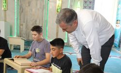Çubuk Belediye Başkanı Demirbaş Kur'an kursunu ziyaret etti
