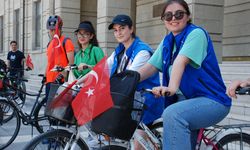 Eskişehir'de 15 Temmuz Demokrasi ve Milli Birlik Günü dolayısıyla bisiklet turu yapıldı