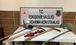 Eskişehir'de kaçak kazı yapan 6 kişi yakalandı