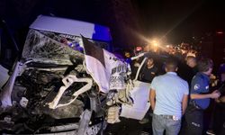Hakkari'de tır ile minibüsün çarpışması sonucu 4 kişi yaralandı