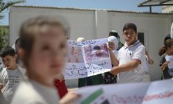 İdlibli Down sendromlu çocuklardan Gazzeli yaşıtlarına destek gösterisi