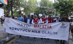 Malatya'da "Koruyucu Aile Günü" dolayısıyla yürüyüş yapıldı