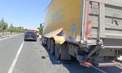 Malatya'da otomobilin kamyona çarpması sonucu 1 kişi öldü
