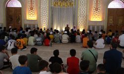 Nevşehir'de Kuran kursu öğrencileri camide buluştu