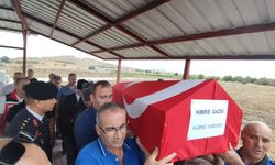 Seydişehir'de vefat eden Kıbrıs gazisi son yolculuğuna uğurlandı