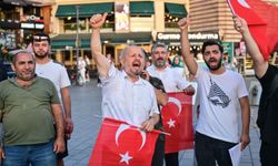 Üsküdar'da Saadet Partisi üyeleri İsrail'i protesto etti