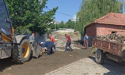 Yozgat'ın Araplı beldesinde sağanak hasara yol açtı