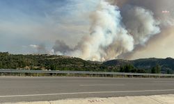 Uşak Kayağıl köyünde yangın: Ekiplerin müdahalesi sürüyor