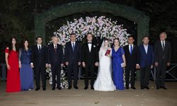 Cumhurbaşkanı Yardımcısı Yılmaz ve MHP Genel Başkanı Bahçeli, nikah şahidi oldu