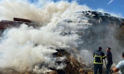 Ilgaz'da yıldırım düşmesi sonucu samanlıkta çıkan yangın söndürüldü