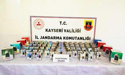 Kayseri'de 70 kaçak elektronik sigara ele geçirildi