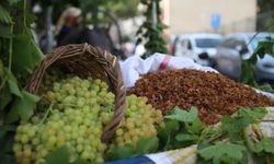 Manisa'da sezonun ilk çekirdeksiz kuru üzüm alımı törenle başladı