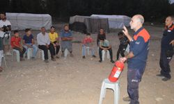 Sakarya'da mevsimlik fındık işçilerine ve çocuklarına afet farkındalığı eğitimi verildi