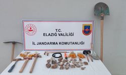 Elazığ'da kaçak kazı yapan şüpheli yakalandı