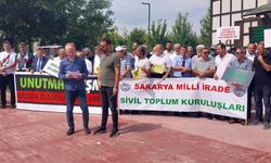 İsrail'in Gazze'ye yönelik saldırıları Sakarya'da protesto edildi