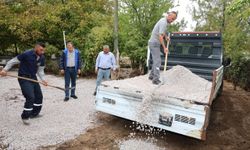 Kırıkkale Belediyesince selden etkilenen köyde çalışma yapıldı