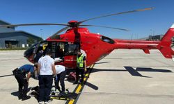 Muş'ta ambulans helikopter 3 yaşındaki çocuk için havalandı