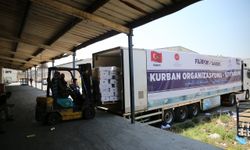 TDV, 380 ton kurban etini Gazze'ye ulaştırdı