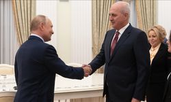 TBMM Başkanı Kurtulmuş, Putin ile bir araya geldi