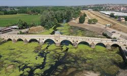 Tarihi rıhtımın ortaya çıkarılması için akış yönü değiştirilen Tunca Nehri'nde balığa rastlanmadı