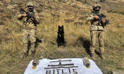 Bitlis kırsalında mühimmat ele geçirildi