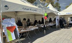 Çubuk'ta Gazze yararına kermes düzenlendi