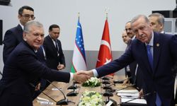 Cumhurbaşkanı Erdoğan, Özbekistan Cumhurbaşkanı Mirziyoyev ile görüştü